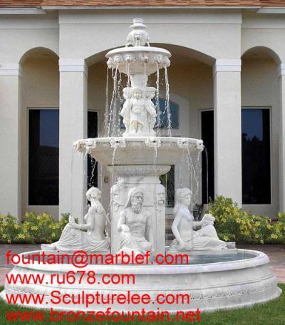 bronze cast fountains; ()